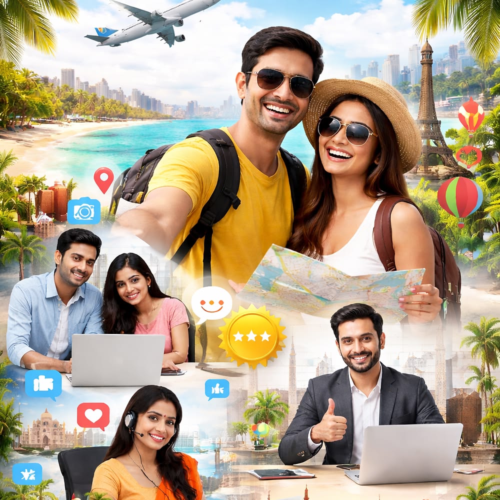 Social media driven tourism growth in India β travel trends in India 2026