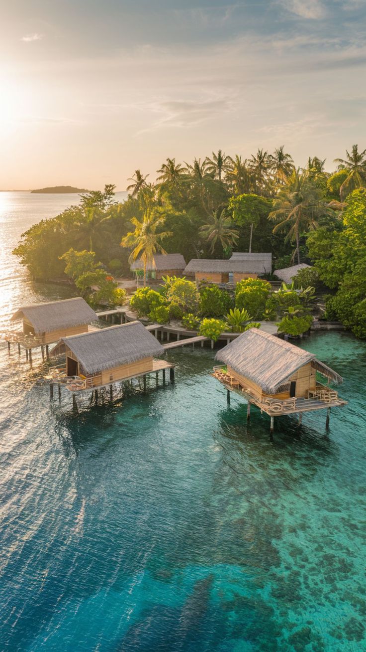 Eco-friendly resort surrounded by nature, promoting sustainable tourism