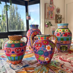 🌼 decorative clay vase